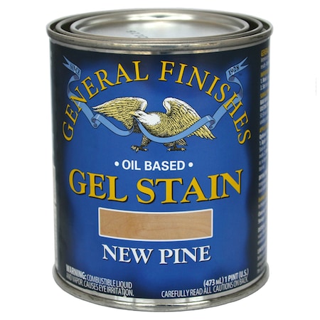 General Finishes 1 Pt New Pine Gel Stain Oil-Based Heavy Bodied Stain NPP